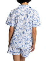 Women's Skydog Short Pajama Set