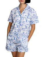 Women's Skydog Short Pajama Set