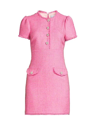 Marcina Tweed Minidress