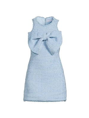 Lucas Tweed Bow Minidress