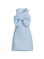 Lucas Tweed Bow Minidress