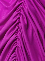Arlott Ruched One-Shoulder Midi-Dress