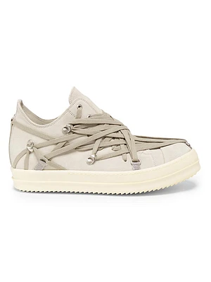 Megalace Low Leather Sneakers