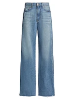 Kasey Mid-Rise Wide-Leg Jeans