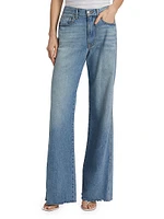 Kasey Mid-Rise Wide-Leg Jeans
