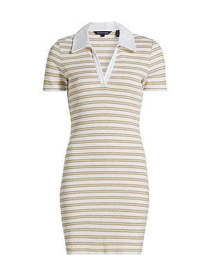 Bailey Striped Polo Minidress