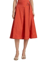 Facia A-Line Skirt