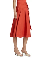 Facia A-Line Skirt