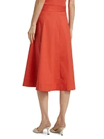 Facia A-Line Skirt