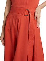 Facia A-Line Skirt