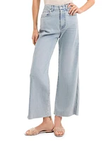 Taylor High-Rise Wide-Leg Crop Jeans