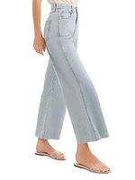 Taylor High-Rise Wide-Leg Crop Jeans