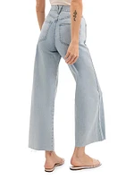 Taylor High-Rise Wide-Leg Crop Jeans