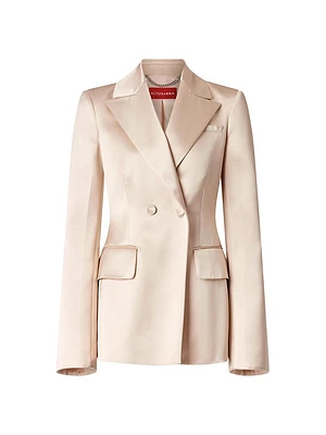 Ray Satin Jersey Blazer