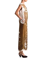 Cherie Printed Silk Maxi Dress