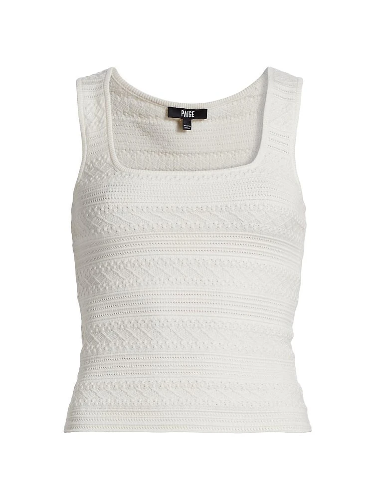 Iman Knit Crop Tank