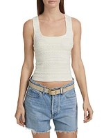 Iman Knit Crop Tank
