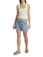Iman Knit Crop Tank