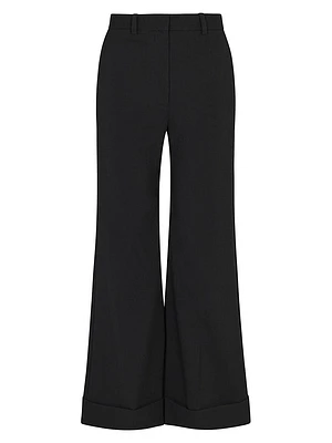 High-Waist Suiting Trousers