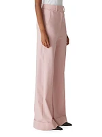 Calvary Twill Wide-Leg Trousers