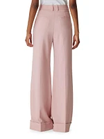 Calvary Twill Wide-Leg Trousers