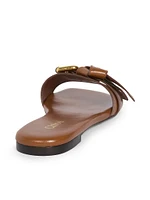Mae Leather Slide Sandals