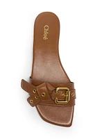 Mae Leather Slide Sandals
