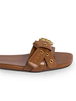 Mae Leather Slide Sandals