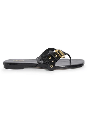 Mae Leather Thong Sandals