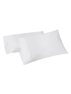 Landscape Embroidered Organic Pillowcase Set
