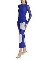 Ezili Floral Mesh Maxi Dress