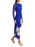 Ezili Floral Mesh Maxi Dress