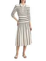 Illuminate Striped Polo Top