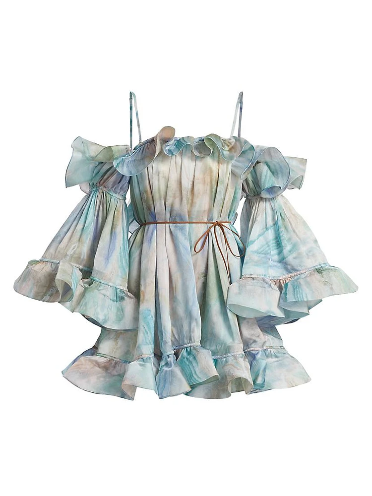 Illuminate Flounce Minidress