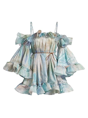 Illuminate Flounce Minidress