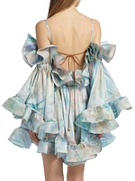 Illuminate Flounce Minidress