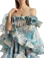 Illuminate Flounce Minidress