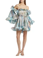 Illuminate Flounce Minidress