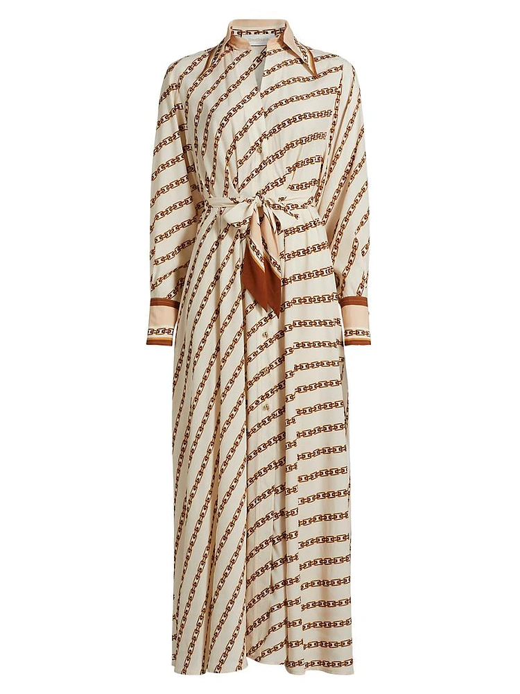 Tuck Midi-Shirtdress