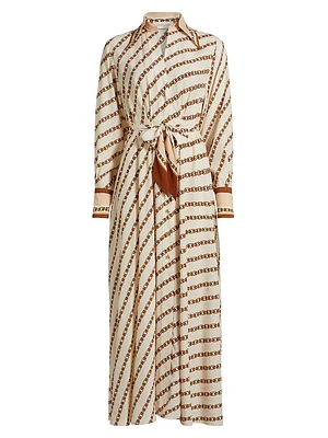Tuck Midi-Shirtdress