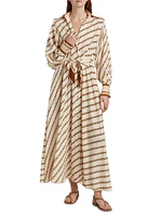 Tuck Midi-Shirtdress