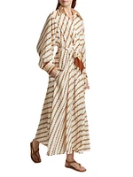 Tuck Midi-Shirtdress
