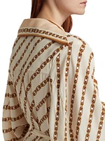 Tuck Midi-Shirtdress