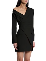 Asymmetrical Blazer Dress