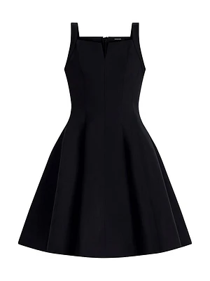 Tulip Square Neck Knee-Length Dress
