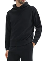 Compact-Knit Hooded Sweater