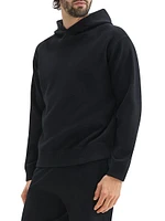 Compact-Knit Hooded Sweater