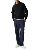 Compact-Knit Hooded Sweater