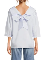 Oriana Bow Blouse