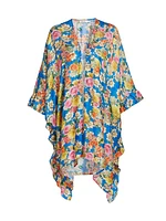 Pauline Short Ruffle Cover-Up Kimono